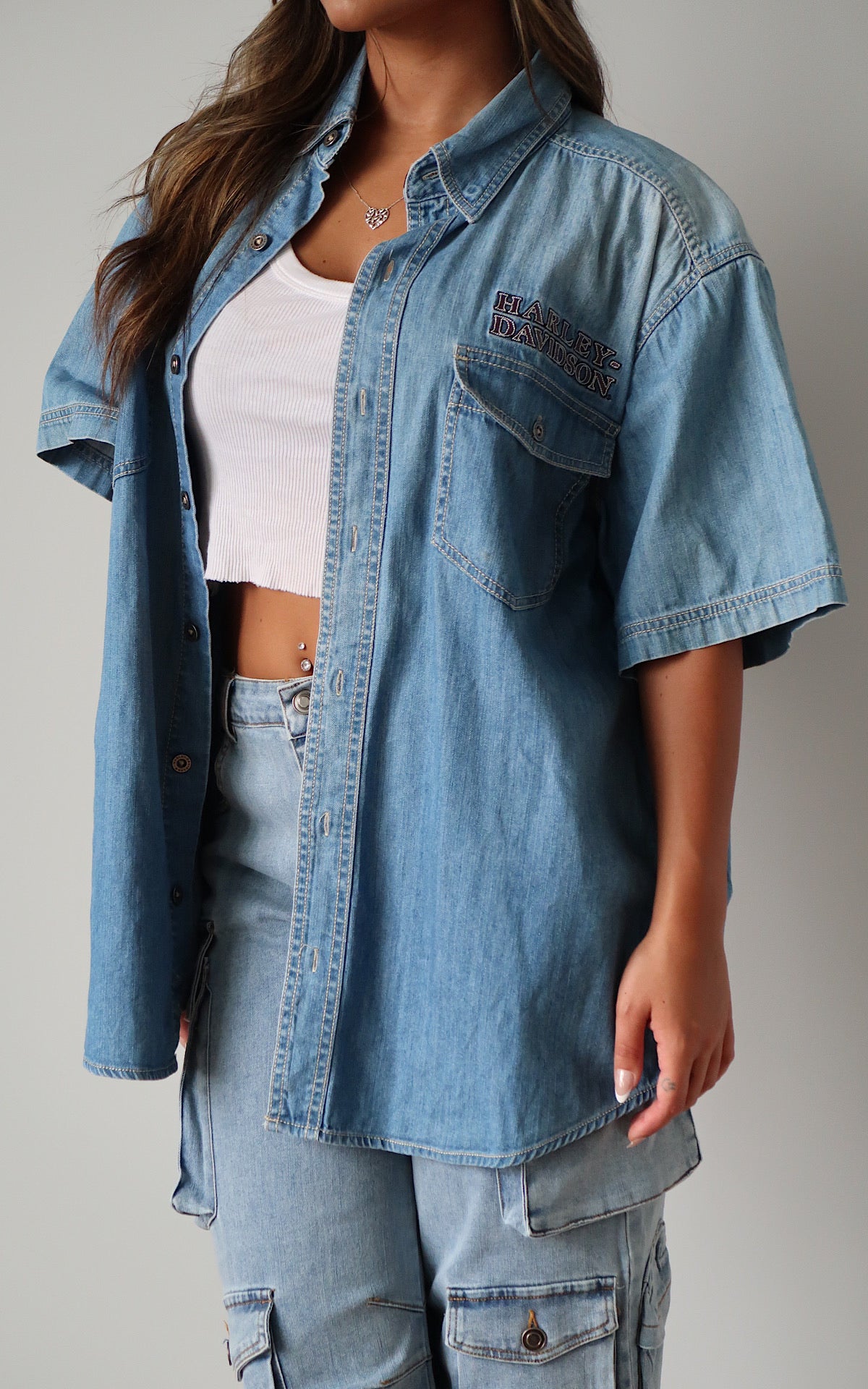 Evi11 Twin Harley Vintage Denim