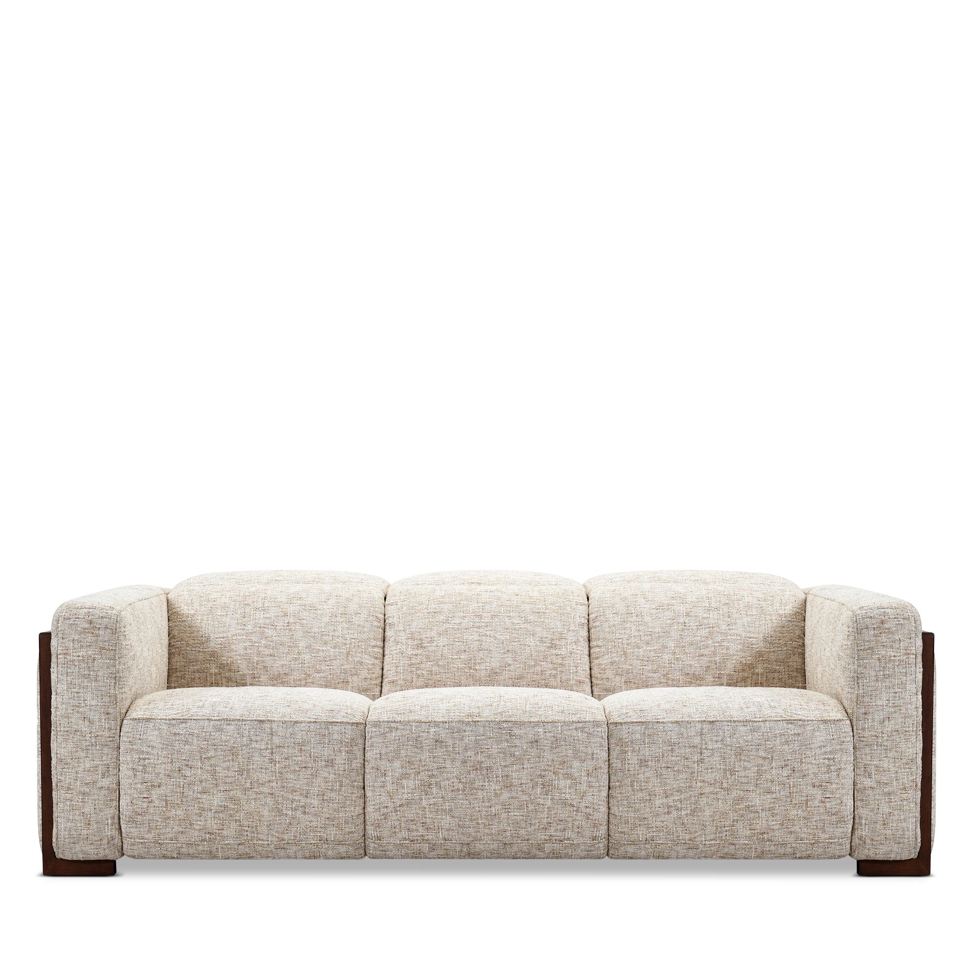 Irina Dual Power Three Seat Fabric Sofa - Exclusive