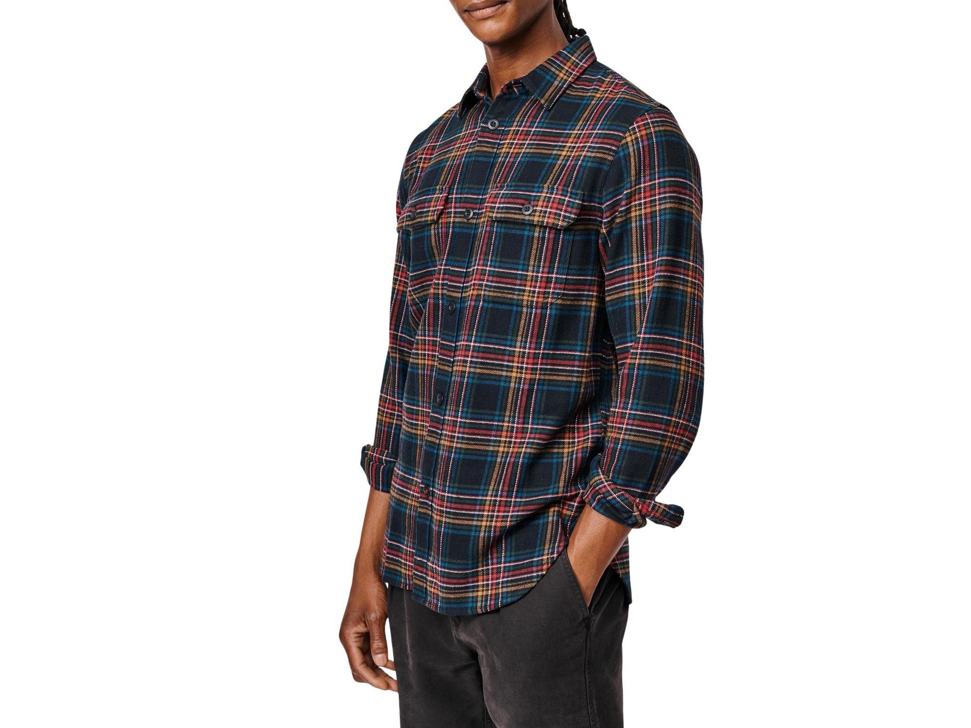 Crowle Button Up Flannel Shirt