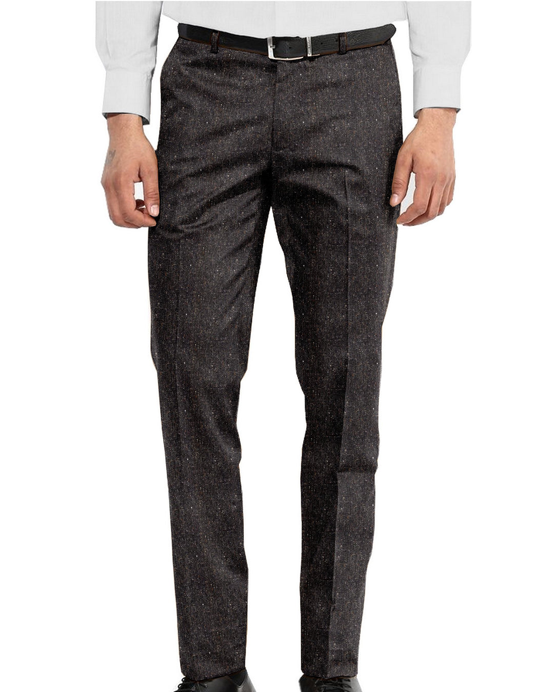 Molloy Plain Donegal Tweed Pants - Dark