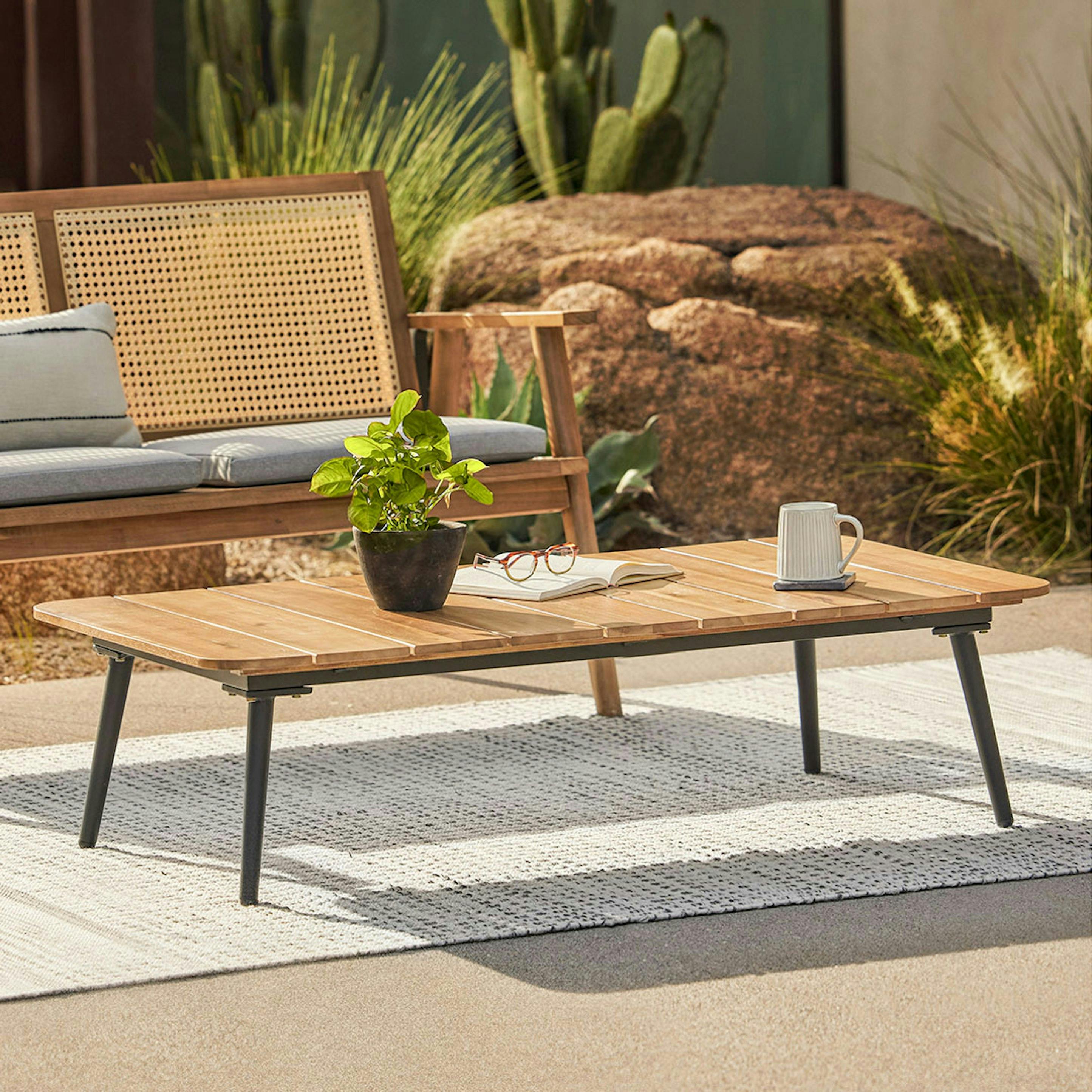 Latta 51" Outdoor Coffee Table