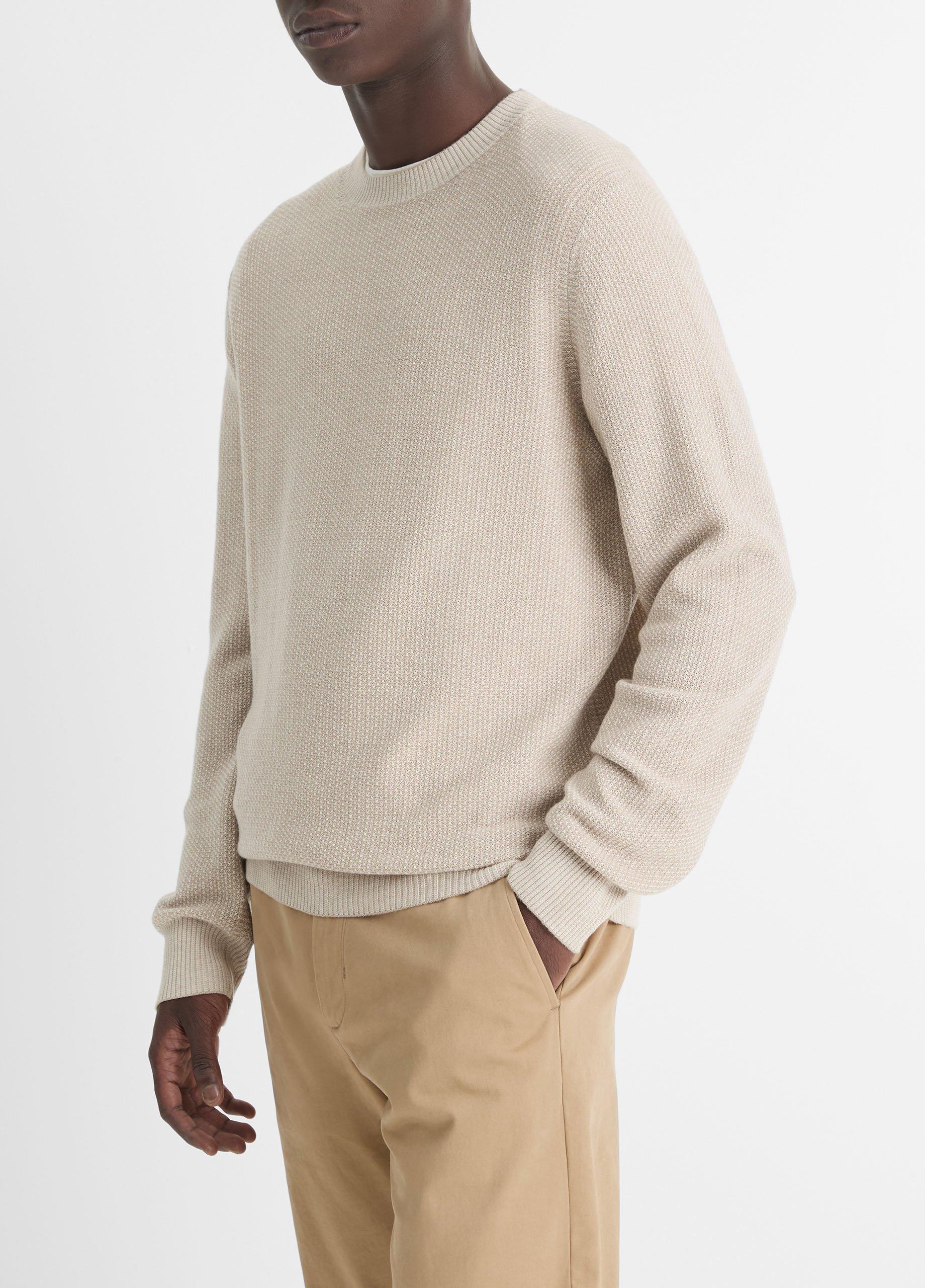 Geo-Jacquard Wool-Blend Crew Neck Sweater, image 5 of 5