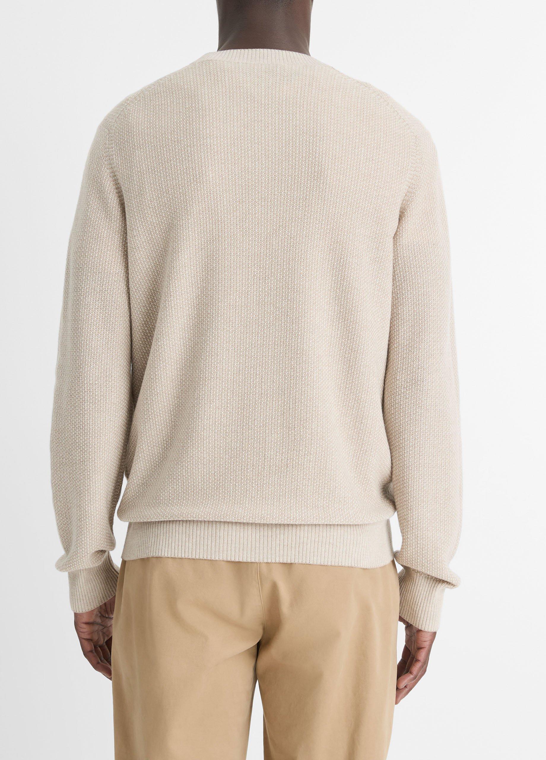 Geo-Jacquard Wool-Blend Crew Neck Sweater, image 4 of 5