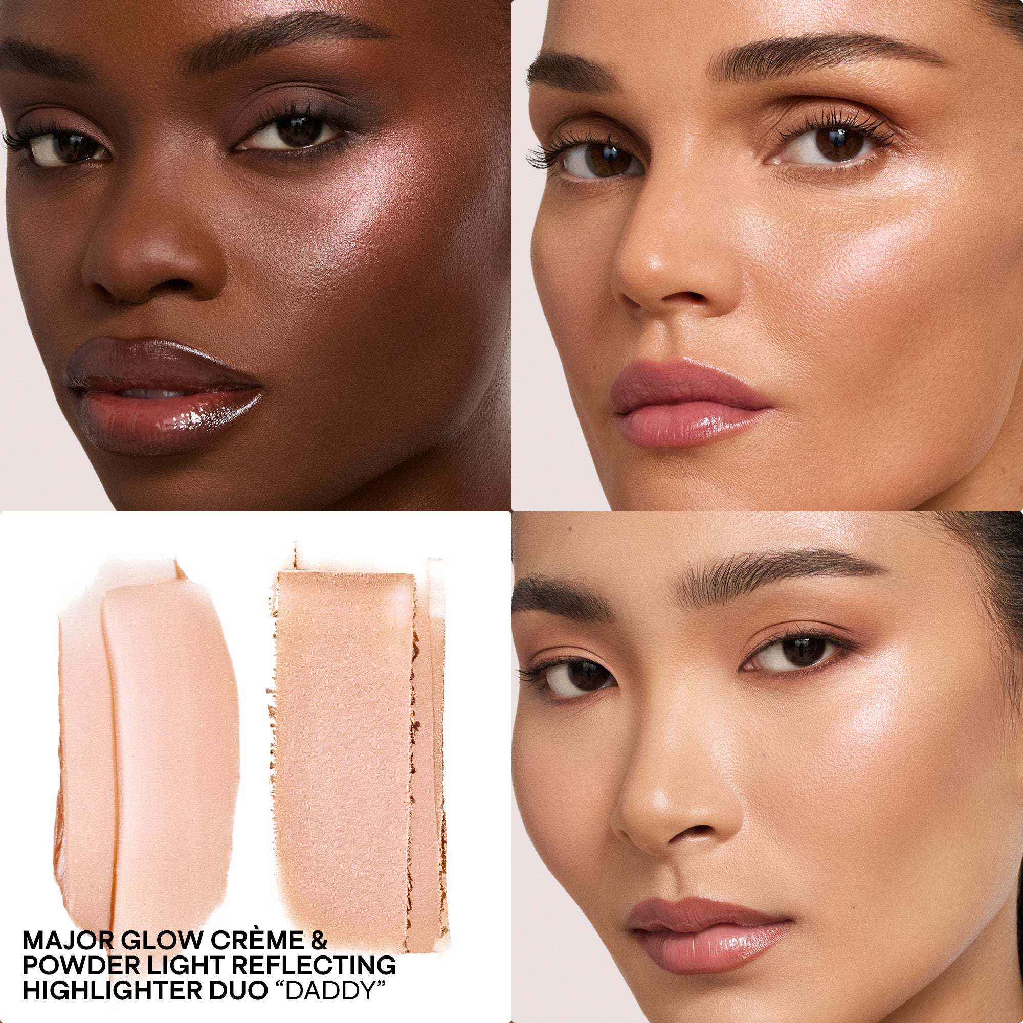 Major Glow Crème & Powder Light Reflecting Translucent Highlighter Duo, image 21 of 45
