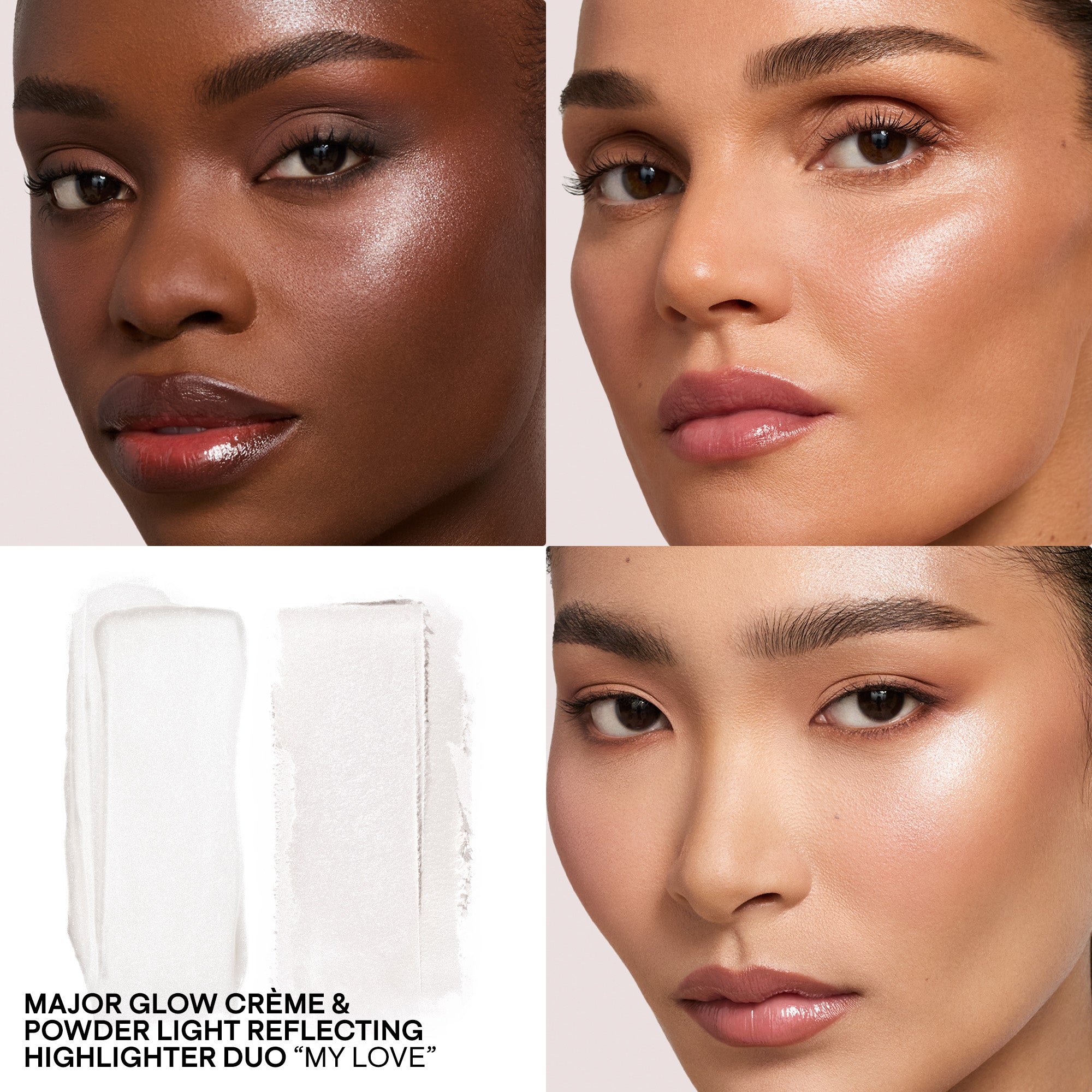 Major Glow Crème & Powder Light Reflecting Translucent Highlighter Duo, image 25 of 45