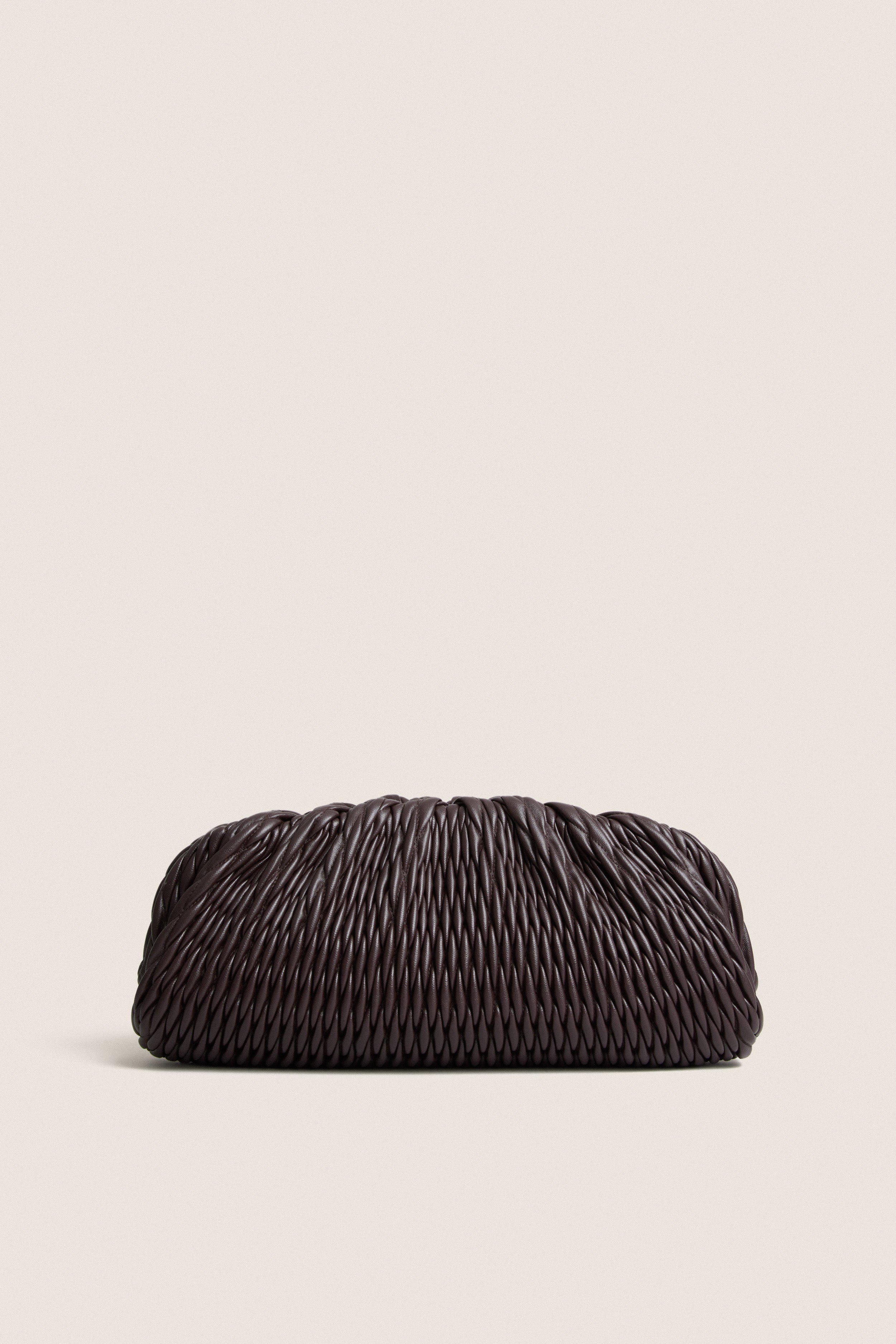 Woven Faux Leather Faye Bag