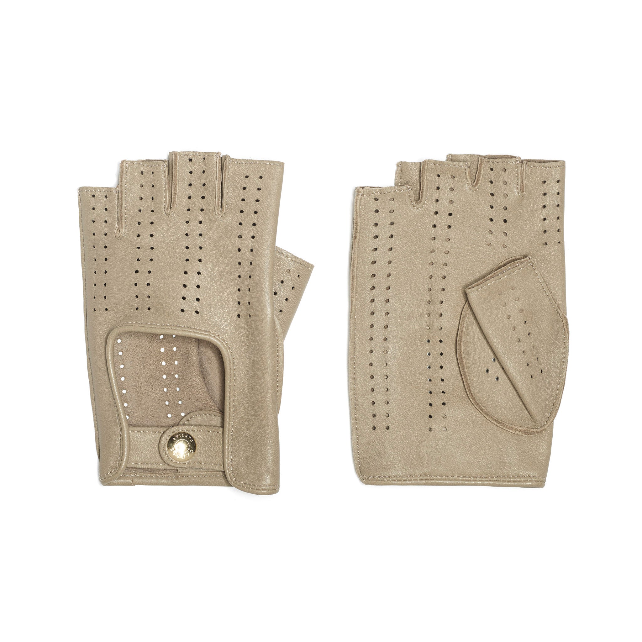 Women's Leather Driving Mittens