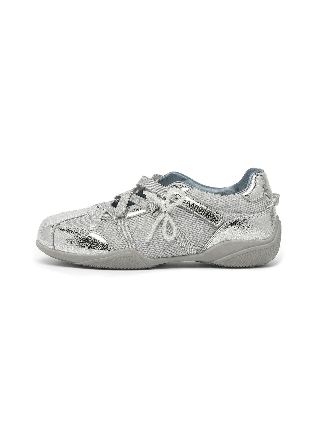 Pearl Mesh Ballet Shoes