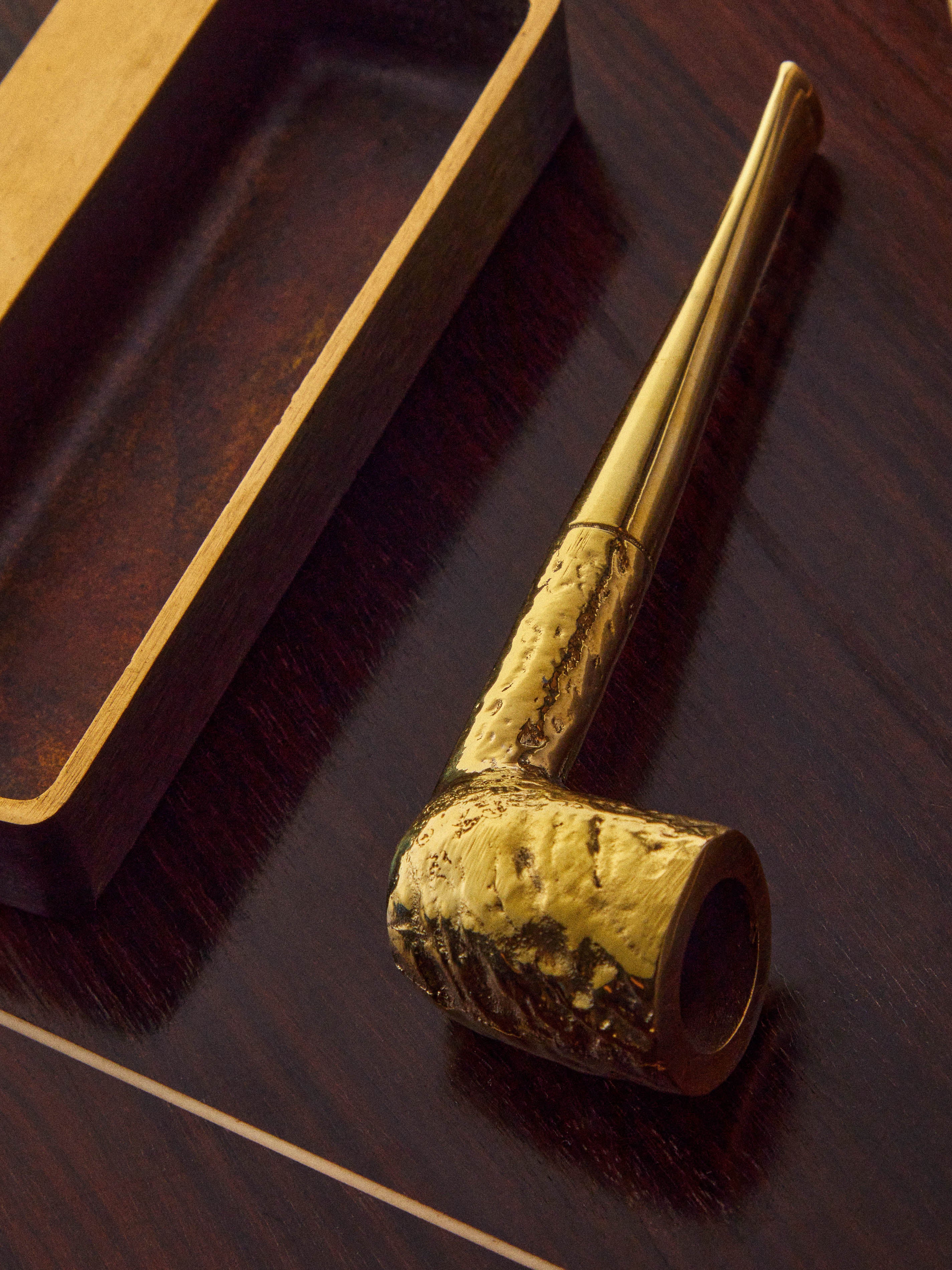Pipe Brass Paperweight