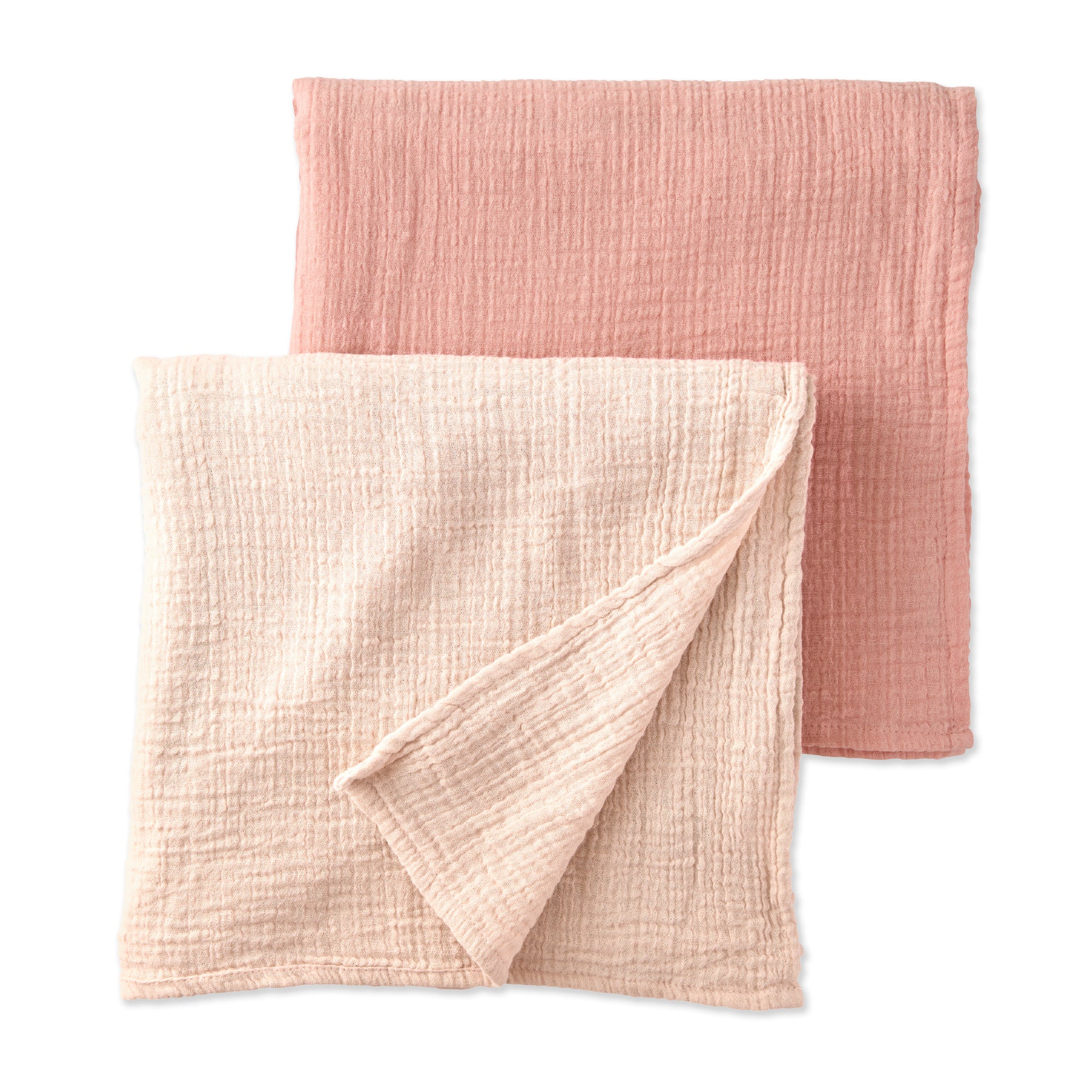 SWOON 2-Pack Crinkle Muslin Baby Swaddle Blanket