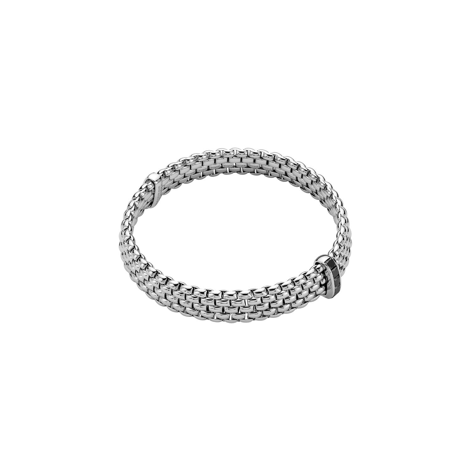 FOPE PANORAMA 18K Gold Flex’it Bracelet with Princess-cut Black Diamond - 0.70 carats
