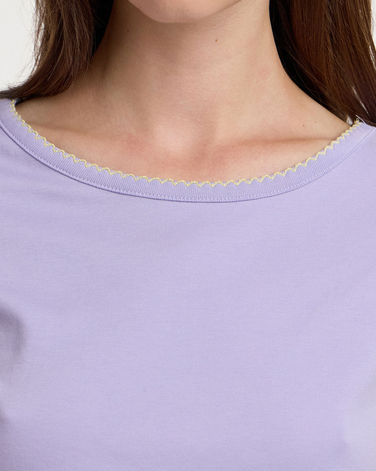 Suzie Pajama Set in Lavender, image 3 of 10
